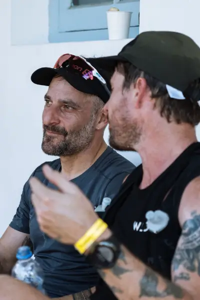 Kevin and Johnny at the race after the Tsitsikamma Ultra Marathon